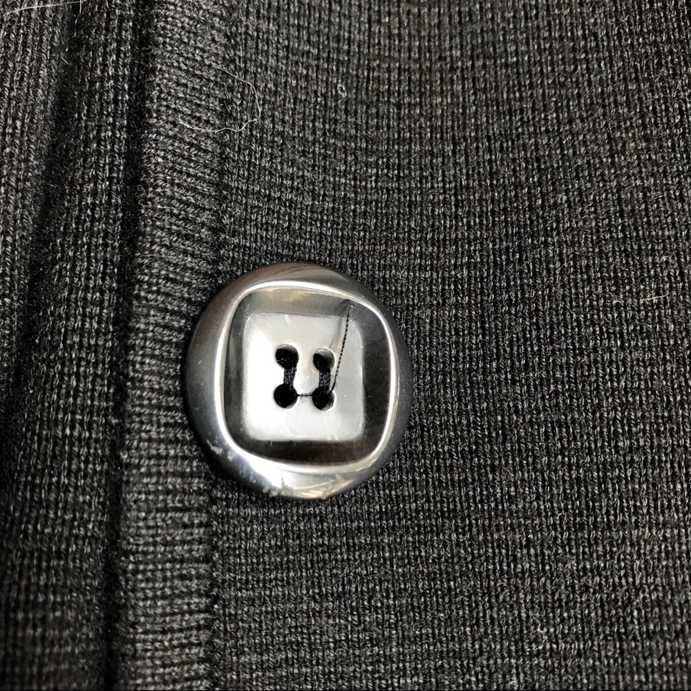 Lane Bryant Black Knit Cardigan 3 Button Blazer M2 - Picture 7 of 7